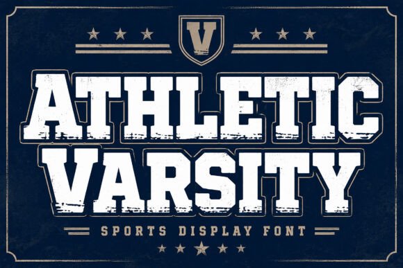 Athletic Varsity: Authentic Sports Display Typography