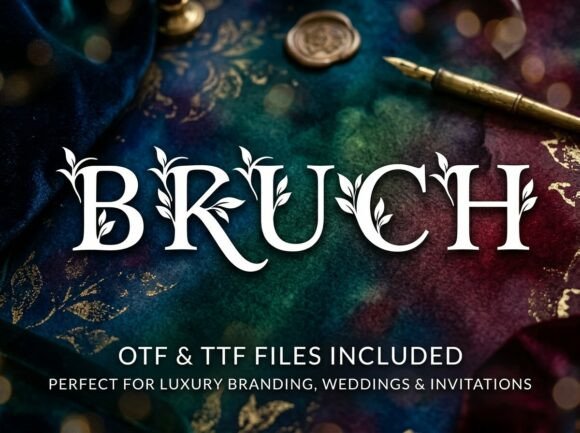 Bruch: Elevate Aesthetics with Botanical Serif