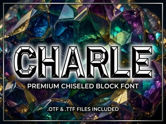 Command Attention with Charle: A Chiseled Display Font for Bold Design