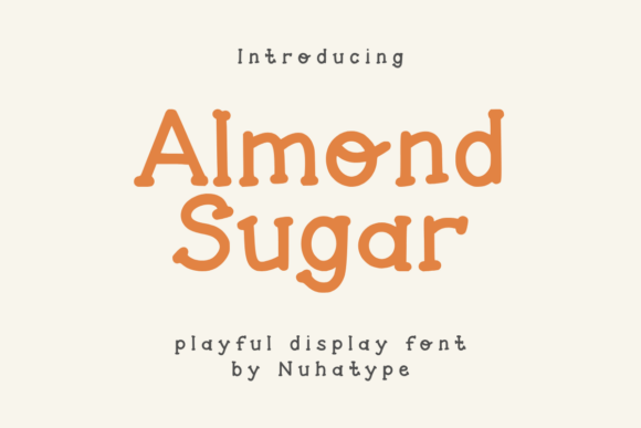 Elevating Minimalist Design with the Almond Sugar Font