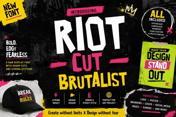 Evaluating Riot Cut Brutalist for Modern Graphic Design