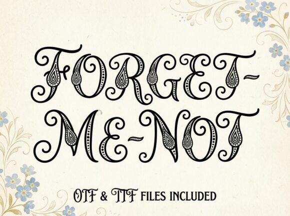 Forget-Me-Not: Evaluating an Ornamental Script for Heritage Design