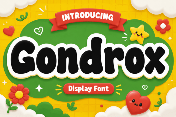 Gondrox: Energetic Display Typography