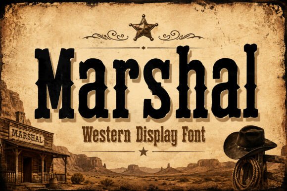 Marshal: Revitalizing Western Typography for Modern Brand Identity