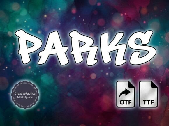 Parks: Elevating Visual Identity with Authentic Hand-Drawn Graffiti Typography