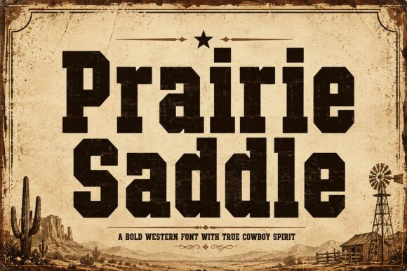 Prairie Saddle: Integrating Authentic Western Typography into Modern Design Workflows