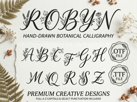 Robyn: Integrating Botanical Calligraphy into Professional Design Workflows