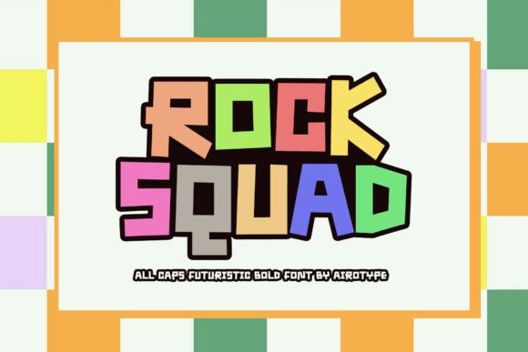 Rock Squad: Elevating Bold and Bouncy Designs with High-Energy Typography