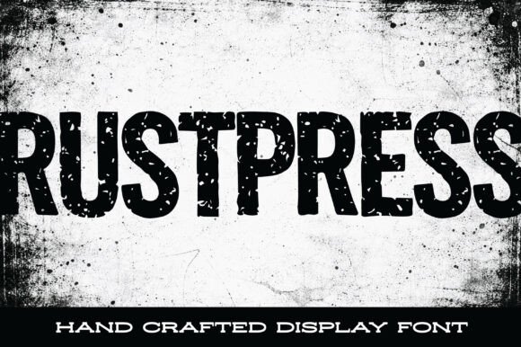 Rustpress: Bold Industrial Display Typography