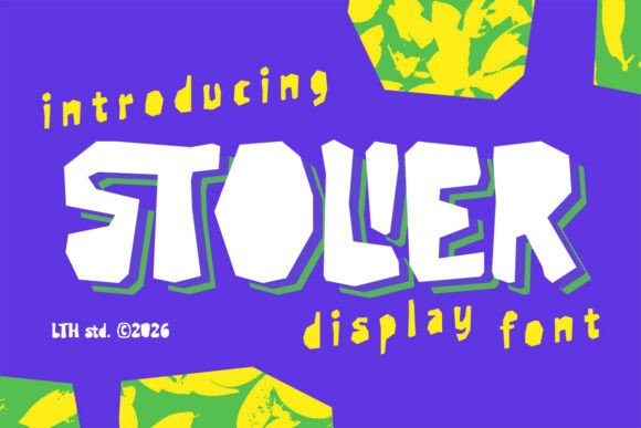 Stolier Font: Bold, Raw Display Type for Creative Projects