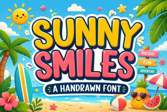Sunny Smiles: A Cheerful Handwritten Display Font
