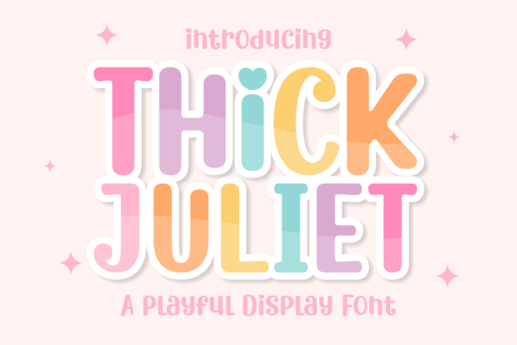 Thick Juliet: Using Playful Block Lettering Without Sacrificing Readability