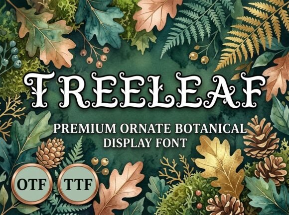 Treeleaf: Strategic Typography for Organic and Artisan Branding