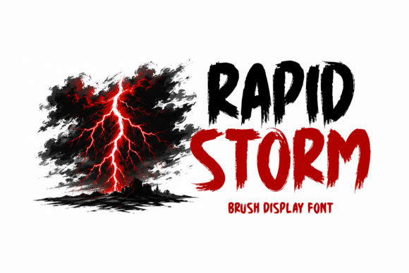 Unleashing Visual Impact: Why Rapid Storm Is the Go-To Brush Font for High-Energy Design